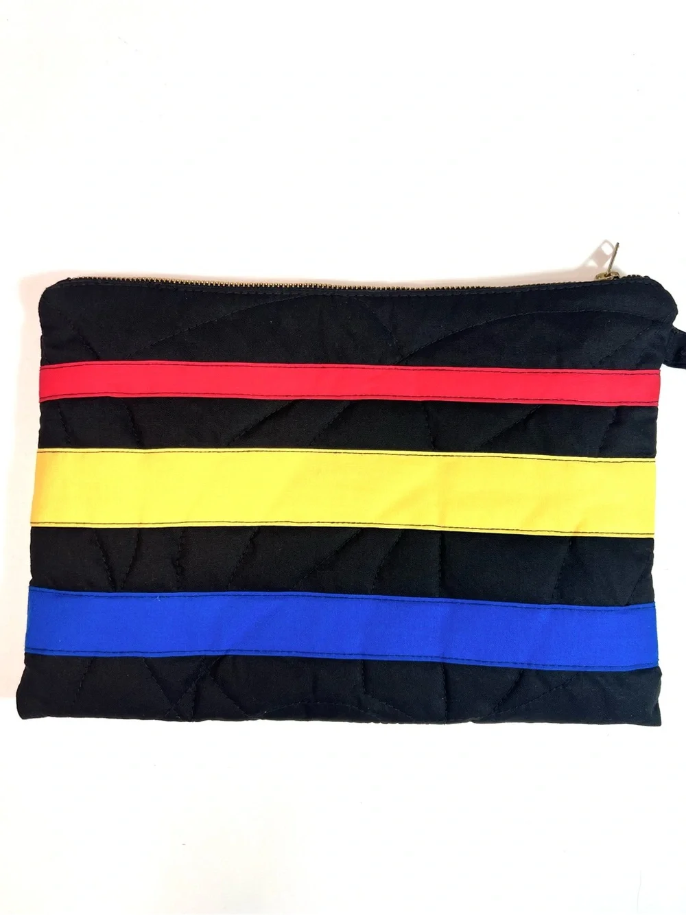 Justus Bends Goods Quilted Pouch Striped